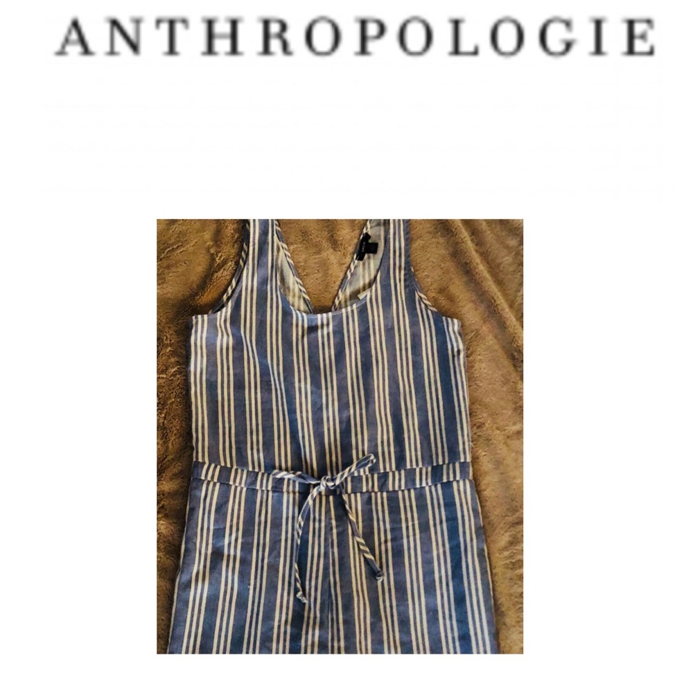 Anthropologie Striped Jumpsuit Size S MAKE OFFER